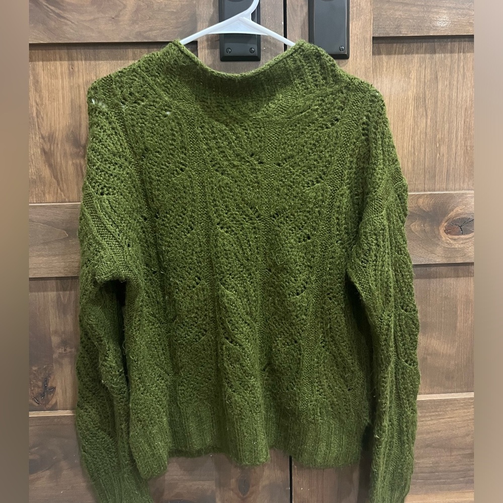 Green sweater from j crew!